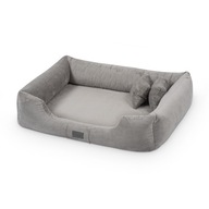 Exclusive Bed Ortopedický pelech pre psa odtiene šedej 130 cm x 100 cm