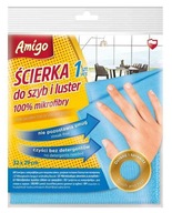 Ścierka mikrofibra do szyb i luster Amigo