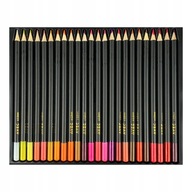 Profesjonalne Kredki ołówkowe w puszce 48 kolorów premium z motylem Avec