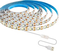 Taśma LED 5V USB biała 6000K 3m 2835 IP65 wodoszczelna 180 LEDs Plug and Pl