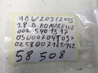 Sonda lambda Mercedes W203 1.8 0258006457