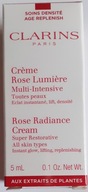 Clarins lumiere Rose Radiance krem do twarzy na dzień 5 ml