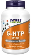 NOW 5-HTP, 50 mg, 180 rastlinných kapsúl