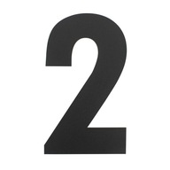Číslo na domáce číslice číslo XXL 50cm OCEĽ Čierna 2