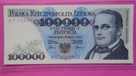 100000 zł 1990 AT 1250972,UNC