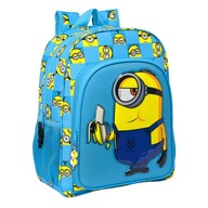 Školský batoh Minions Minionstatic Modrá (32