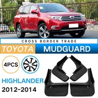 4ks Car PP Mudguards For Toyota Highlander 2012-2014