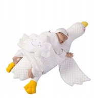 poduszki dla niemowląt noworodka do snu bawełna gęś bezpieczna