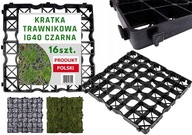 KRATKA TRAWNIKOWA OGRODOWA AŻUROWA PARKINGOWA podjazd 50x50cm czarna 16szt