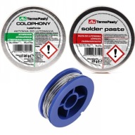 LÉNYEGES FORRASZTÓ KÉSZLET ÓN, KOLOFÓNIUM, FORRASZTÓPASZTA TECHREBAL