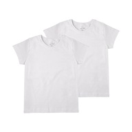 Dievčenský T-Shirt 2-pack, biely, Tup Tup, veľ. 104