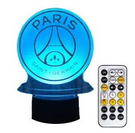 3D LED nočné svetlo PSG Paris Saint-Germain
