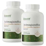 OstroVit Ashwagandha 240 kaps 7,2% + Piperín 95% ( Indický ženšen )