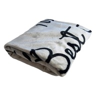 Fleecová deka 130 x 170 cm ľahká mäkká šedá