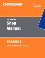 Servisná/obchodná príručka Doosan DX300LC-5