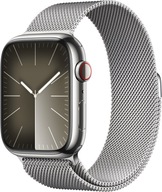 Inteligentné hodinky Apple Watch 9 GPS + Cellular 45mm strieborná