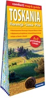 Toskania. Florencja, Siena; laminowany map&guide (2w1: przewodnik i mapa)