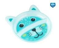 Állatos tányér Cica, türkiz 74/005