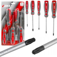 ZESTAW ŚRUBOKRĘTÓW WKRĘTAKÓW ŚRUBOKRĘTY WKRĘTAKI TORX TORXY T15-40 STAL CRV