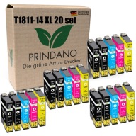 20 db T1811 T1814 XL tintapatron EPSON XP-205 XP-225 XP-305 XP-102 XP-202 XP-212 nyomtatókhoz