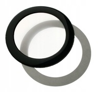 Prachový filter DEMCiflex okrúhly 80mm - čierny