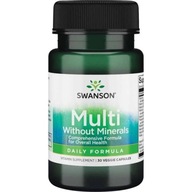 SWANSON Multi Without Minerals ( 30 kapszula )