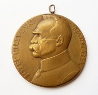 II RP Medal Jóżef Piłsudski 1920-1930. Brąz 55 mm. (145)