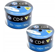 2× CD HP CD-R 700 MB 100 ks