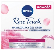 NIVEA ROSE TOUCH HYDRATAČNÝ KRÉMOVÝ GÉL NA TVÁR