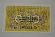 Litwa - Banknot - 0,1 Talon 1991 rok