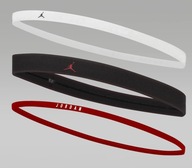 GUMKI, OPASKI NA GŁOWĘ, WŁOSY NIKE JORDAN HEADBANDS 3 PACK