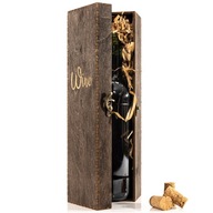 Svadobná krabica na víno palisander drevené