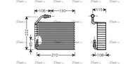 AVA Quality cooling PEV119 Výparník, klimatizácia