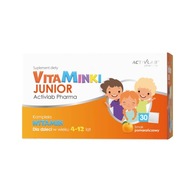 VitaMinki JUNIOR Activlab Pharma 30 saszetek POMARAŃCZA witaminy dla dzieci