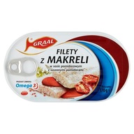 Graal Filety z makreli z suszonymi pomidorami 170g