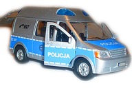 Auto polícia policajné auto VAN metal ZVUK