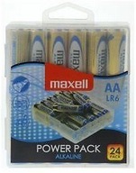 MAXELL Alkalická batéria LR6, VALUE BOX, 24 ks