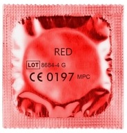 SUPER červený kondóm - Amor Red
