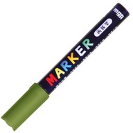 MARKER akrylowy WODNY 1-2 mm ZIELONY cienki M&G kolorowy FLAMASTER