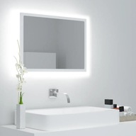 Kúpeľňové zrkadlo s LED bielym 60x8,5x37 cm akryl