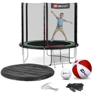 Trampolina z siatką Hop-Sport 244 cm FT 8 (244-252 cm)