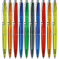 Długopisy Automatyczne SCHNEIDER K20 ICY 10x Zestaw niebieski tusz