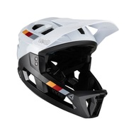 Kask Leatt MTB 2.0 Enduro (wypinana szczęka) 51-55 biało-czarny