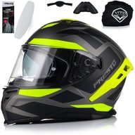 KASK MOTOCYKLOWY | VITO PRESTO FLUO | INTEGRALNY + PINLOCK ANTIFOG + BLENDA