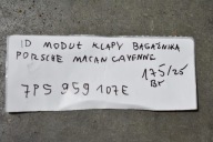 IDEALNY module bonnet boot PORSCHE MACAN CAYENNE 1