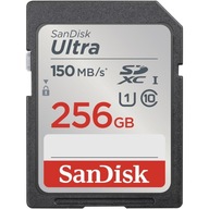 Paměťová karta SANDISK ULTRA SDXC 256 GB 150 MB/s UHS