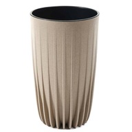 Veľký záhradný kvetináč TERASA ECO 51cm + vložka coffee latte kvetináč