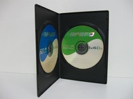 Pudełka DVD x 2 na płyty 7 mm CZARNE 10 sztuk HQ