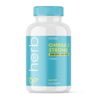 HERB Omega-3 Strong 90kaps OMEGA 3 EPA DHA MOZOG SRDCE