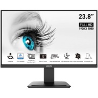 Monitor 23,8" MSI PRO MP2412| 1920x1080 (FHD) | 100Hz| 1ms | VA LED |czarny
